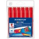 B. 6 ROTULAD. STAEDTLER NORIS JUMBO 340 ROJO